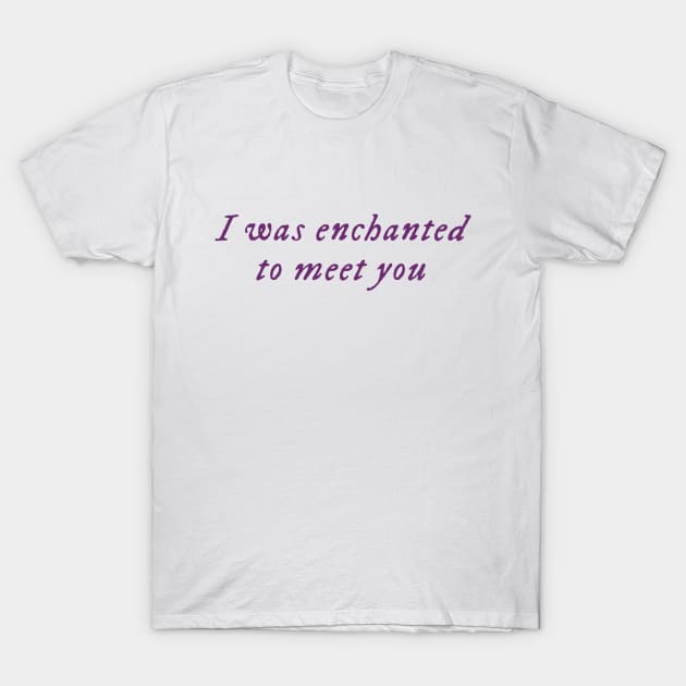 Enchanted lyrics T-Shirt by cozystore